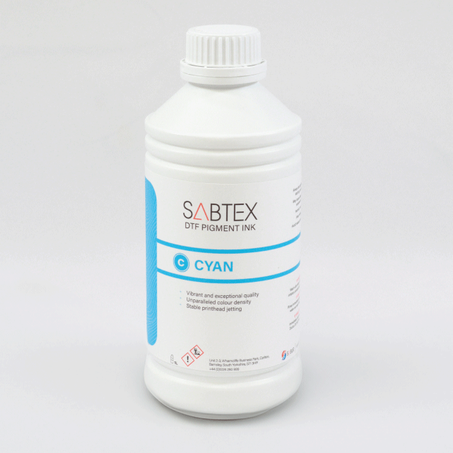 SABTEX DTF Ink – Cyan 1L