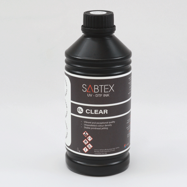 Sabtex UVDTF Ink – Clear 1L