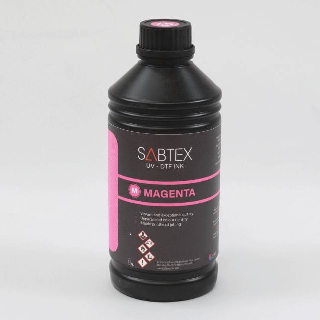 SABTEX UVDTF Ink – Magenta 1L